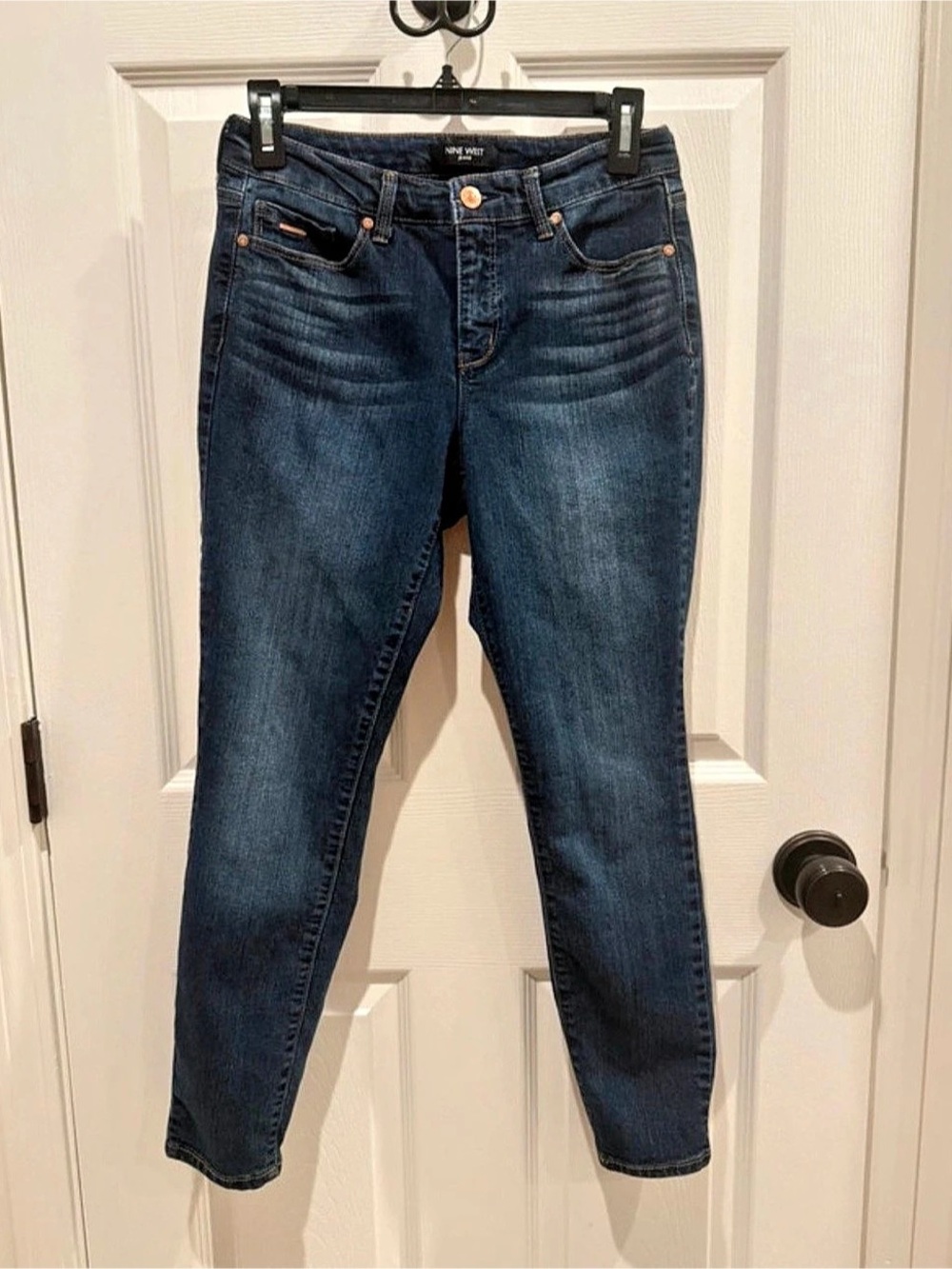Nine West Gramercy Skinny Aile Skinny Jeans in Blue